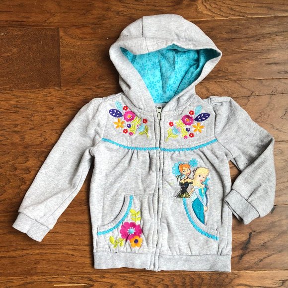 Disney Frozen Zip-Up Hoodie - Picture 1 of 8
